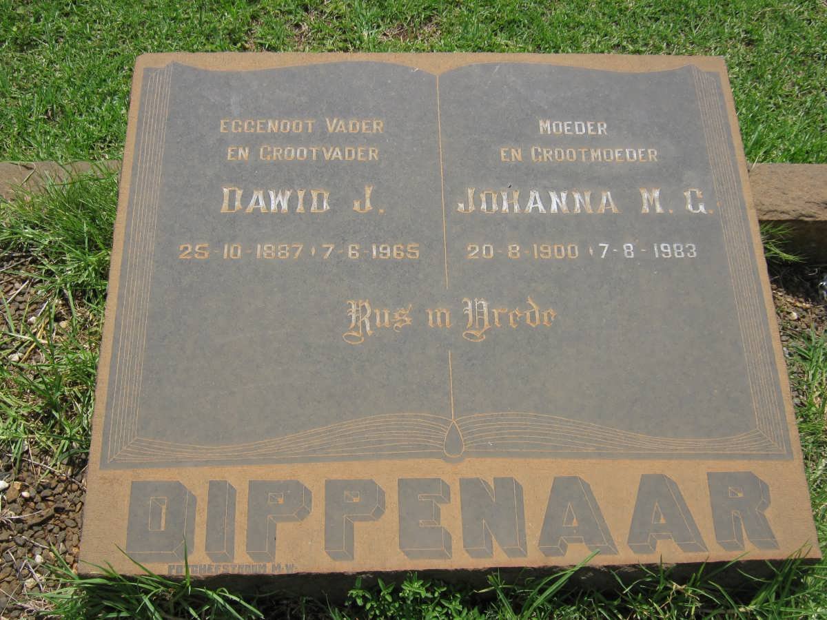 DIPPENAAR Dawid J. 1887-1965 &amp; Johanna M.G. 1900-1983