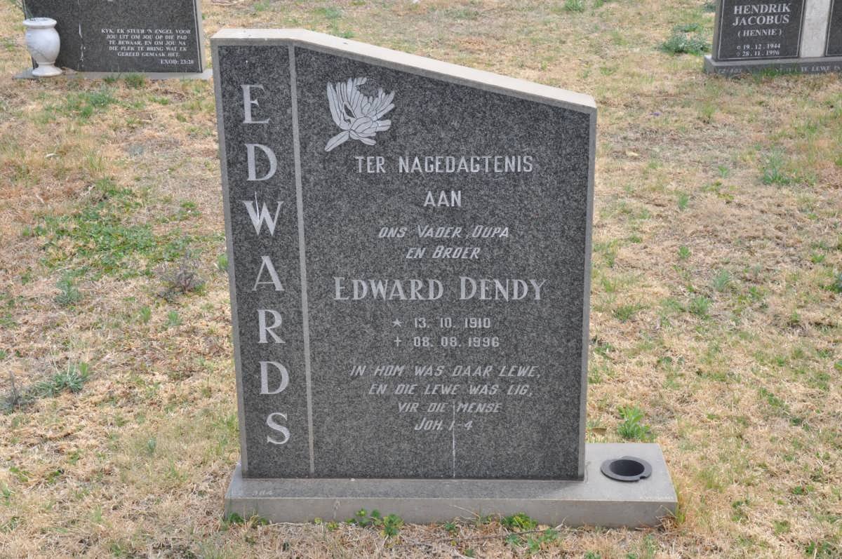 EDWARDS Edward Dendy 1910-1996