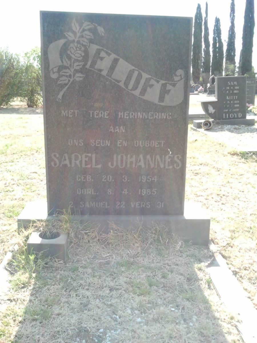 ELOFF Sarel Johannes 1954-1985