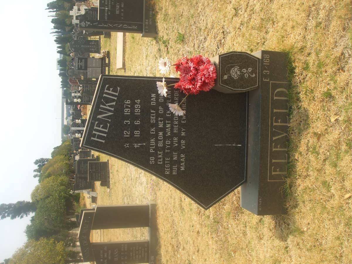 ELEVELD Hendrik Loutjie 1976-1994