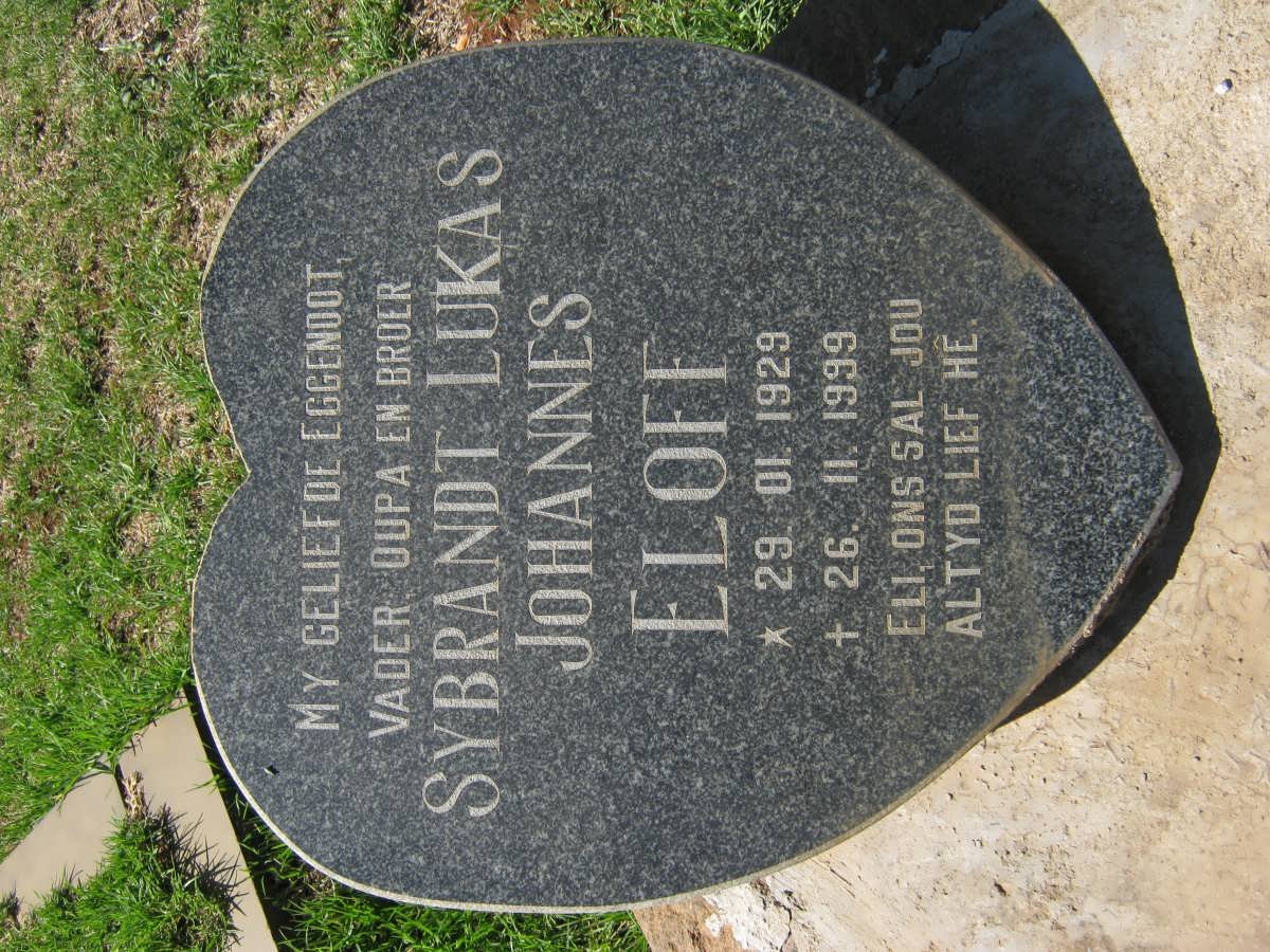 ELOFF Sybrandt Lukas Johannes 1929-1999