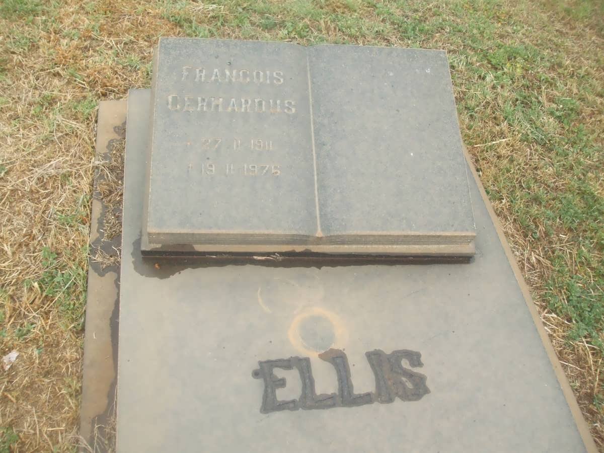 ELLIS Francois Gerhardus 1911-1976
