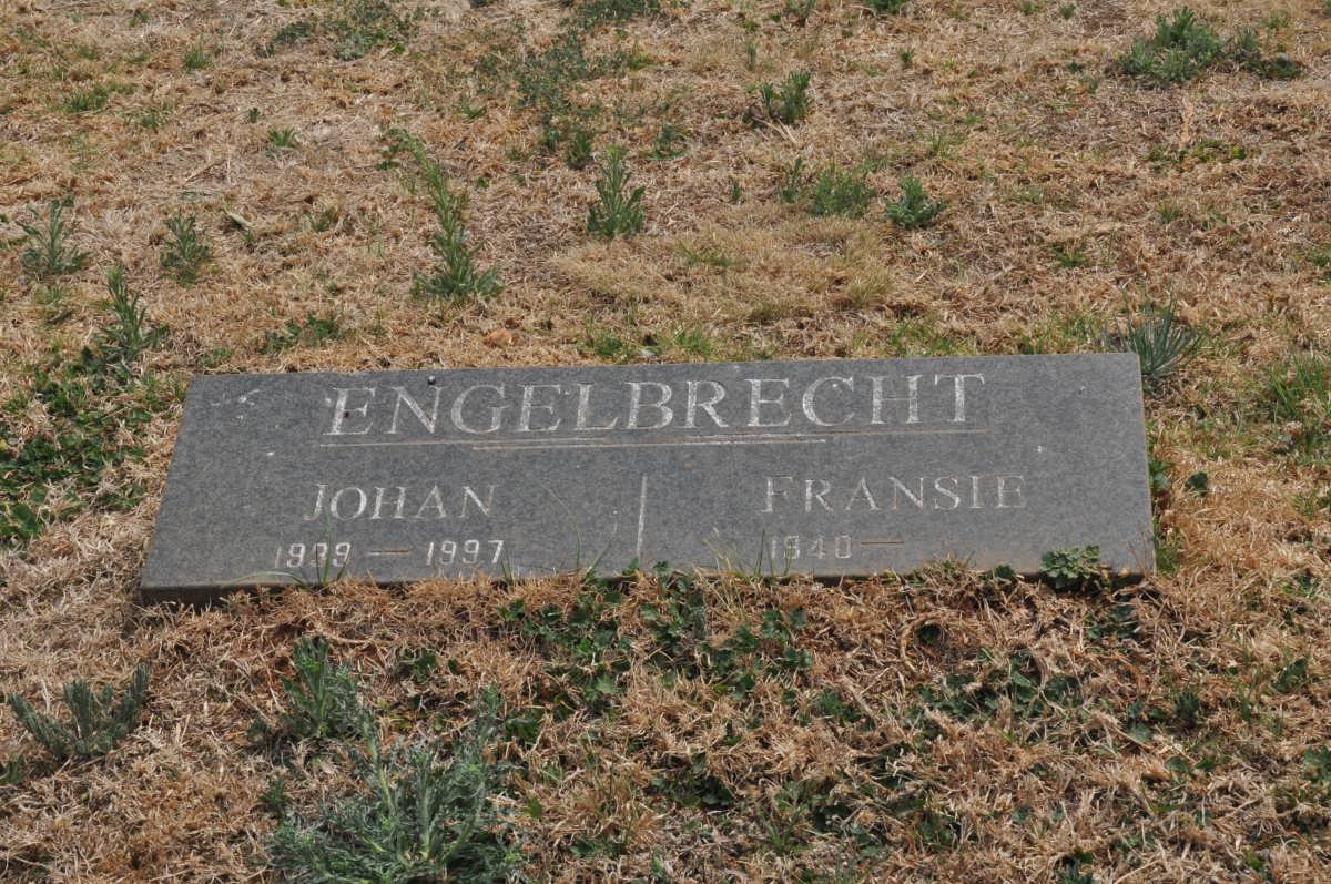 ENGELBRECHT Johan 1939-1997 &amp; Fransie 1940-