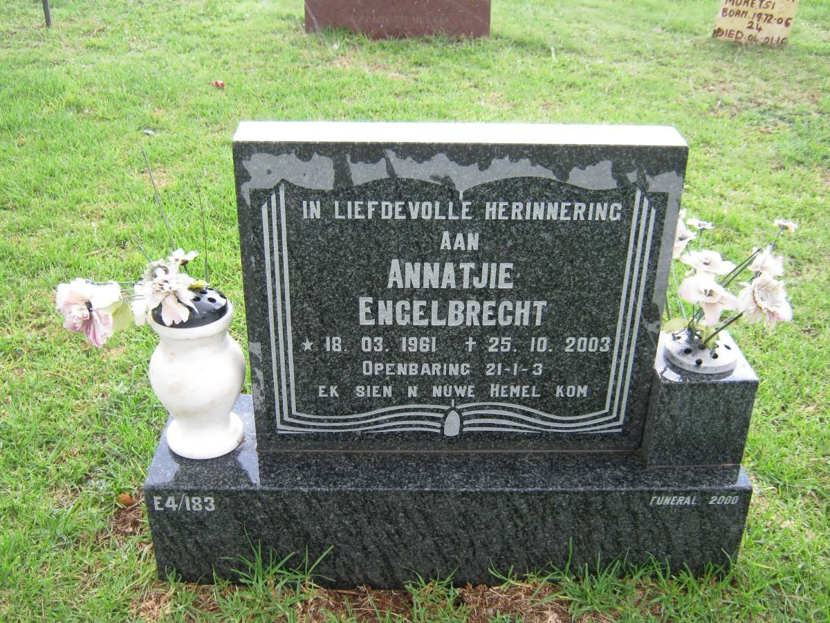 ENGELBRECHT Annatjie 1961-2003
