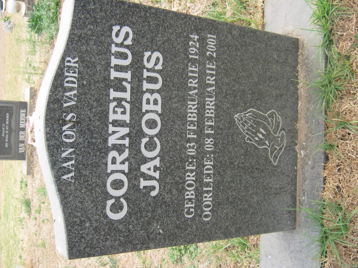 ENGELBRECHT Cornelius Jacobus 1924-2001