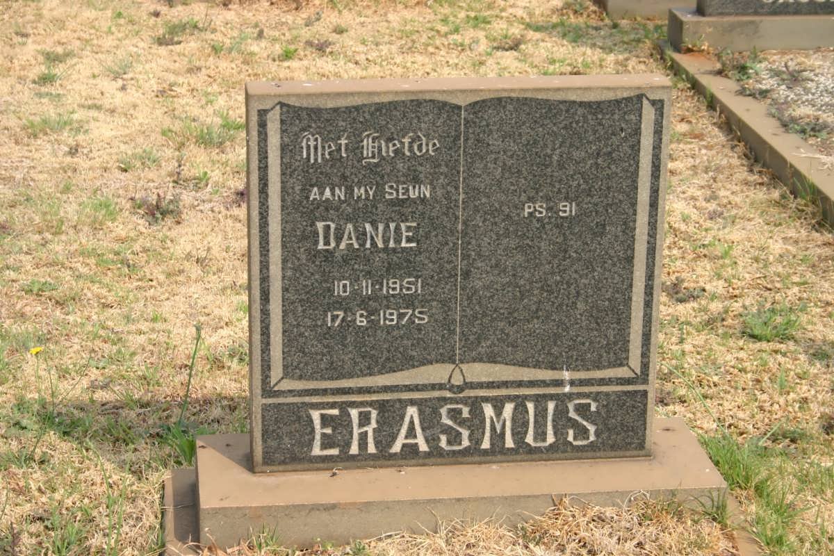 ERASMUS Danie 1951-1975