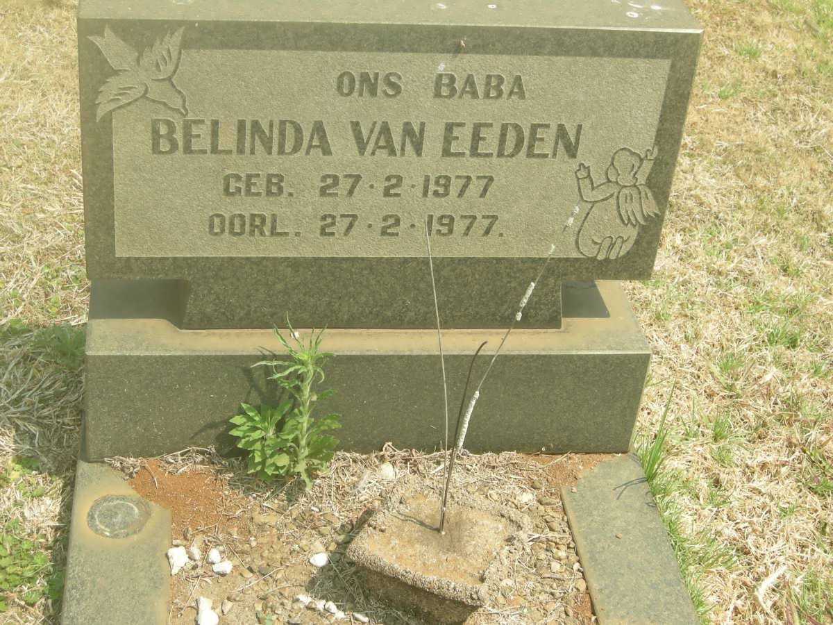 EEDEN Belinda, van 1977-1977