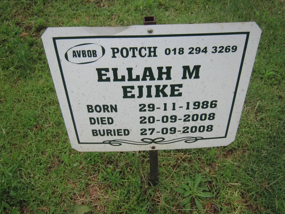 EJIKE Ellah M. 1986-2008