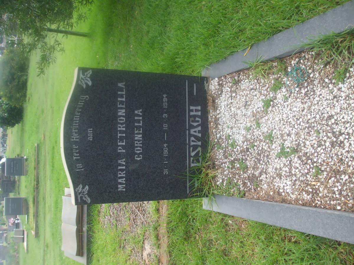 ESPACH Maria Petronella Cornelia 1904-1994