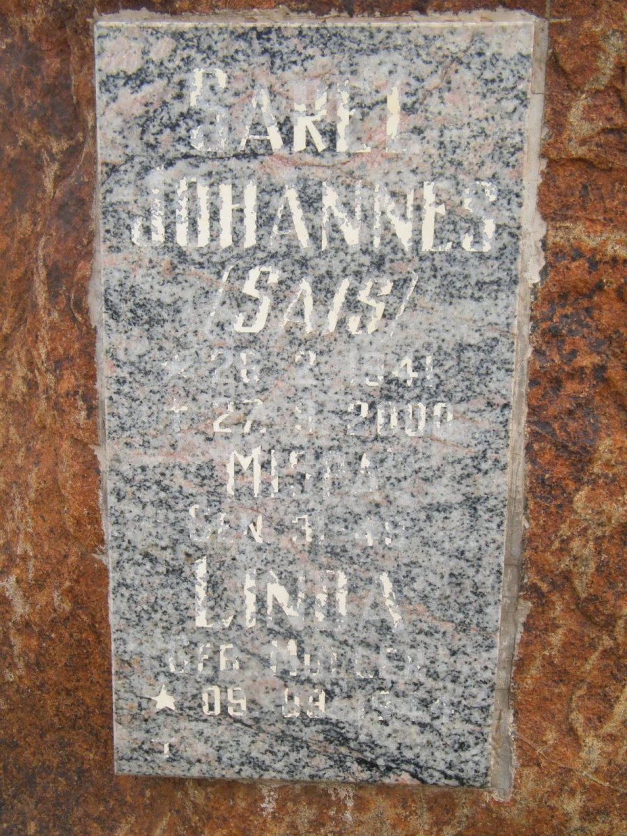 ESTERHUIZEN Sarel Johannes 1941-2000 &amp; Linda 19?5-