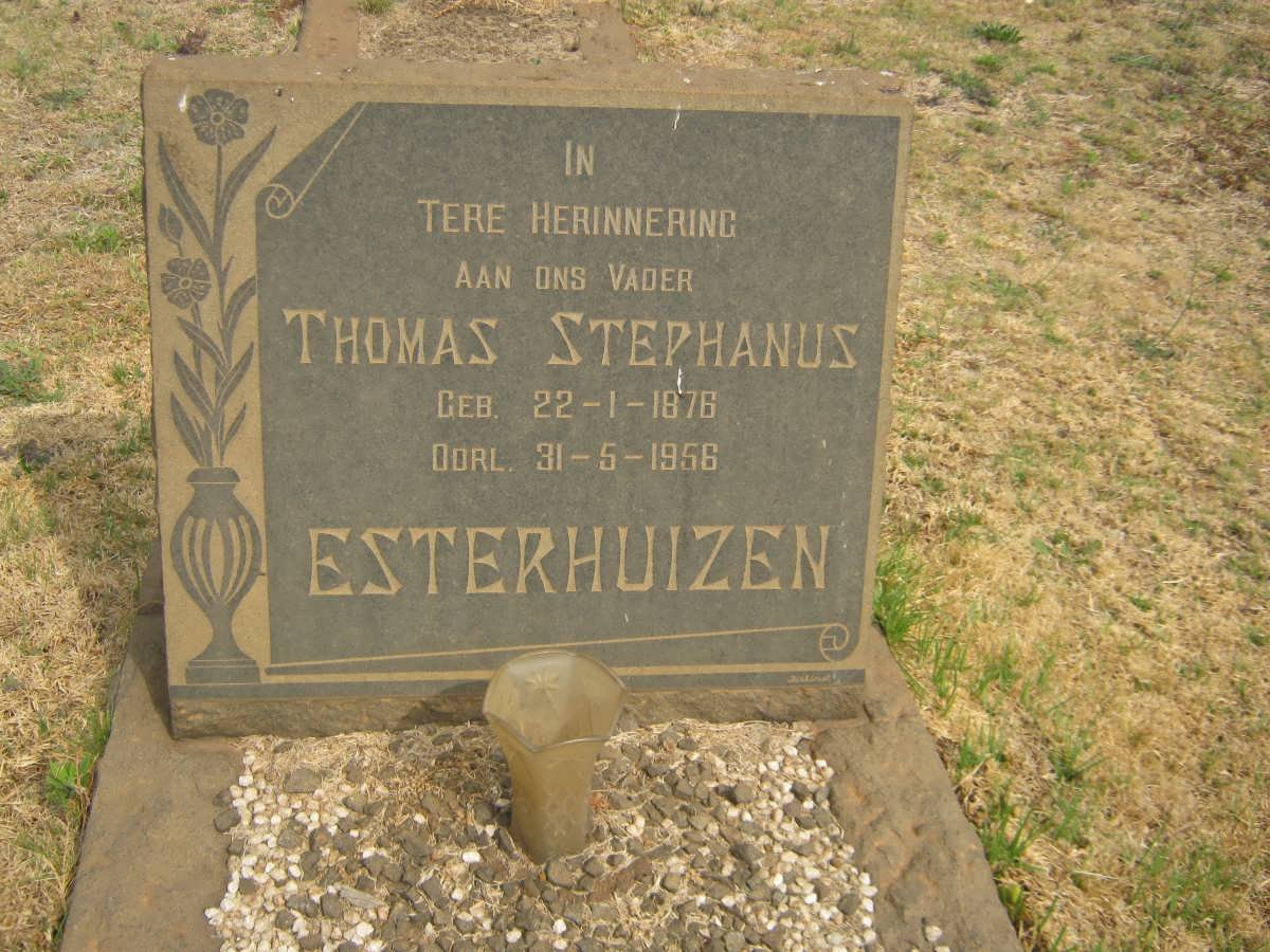 ESTERHUIZEN Thomas Stephanus 1876-1956