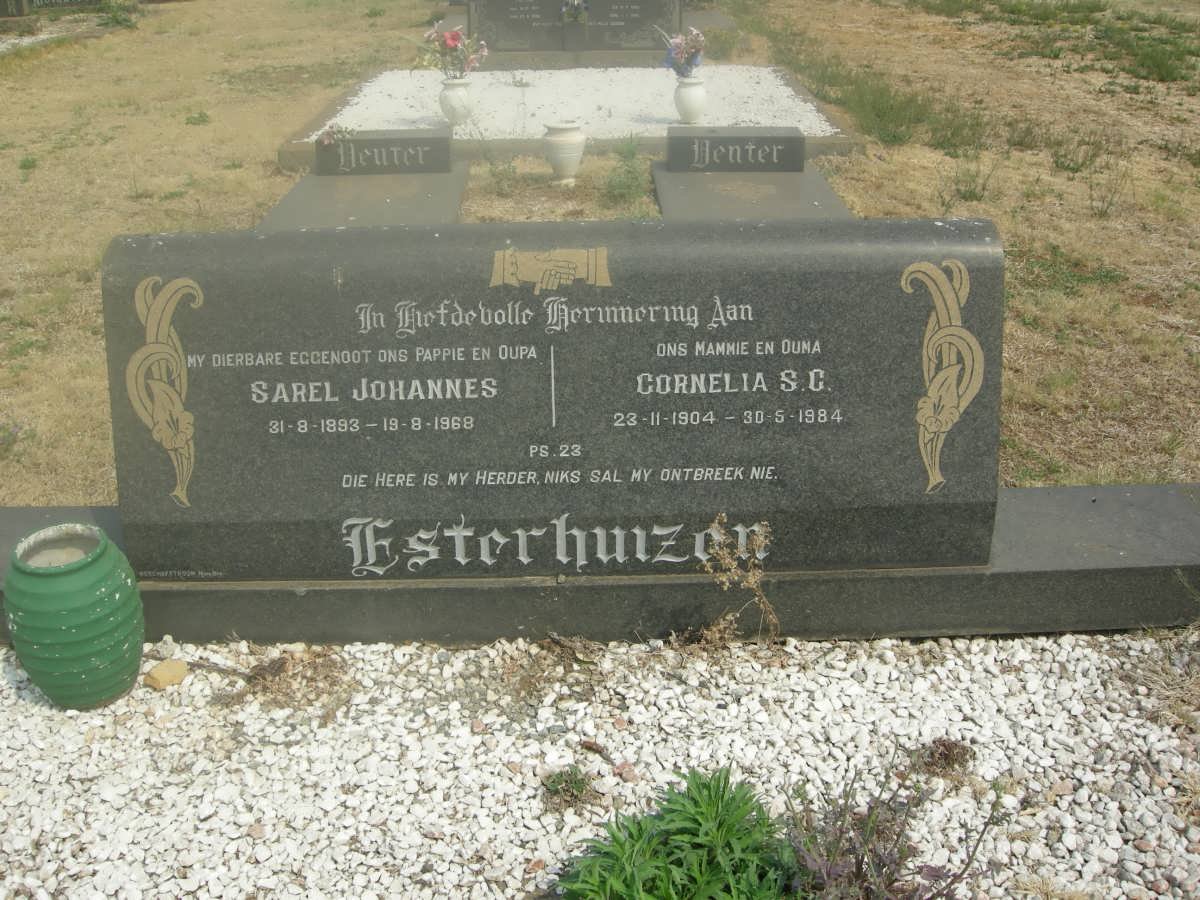 ESTERHUIZEN Sarel Johannes 1893-1968 &amp; Cornelia S.C. 1904-1984