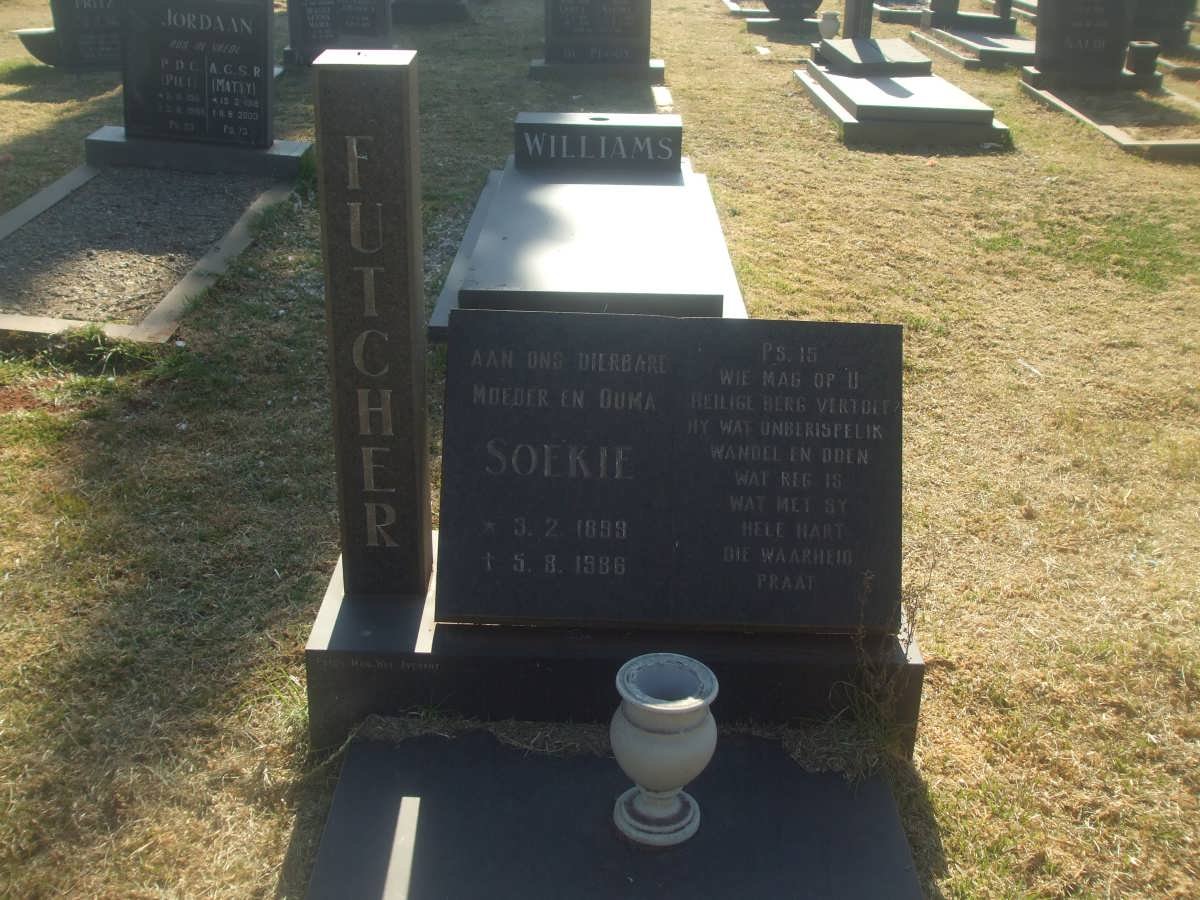 FUTCHER Soekie 1899-1986