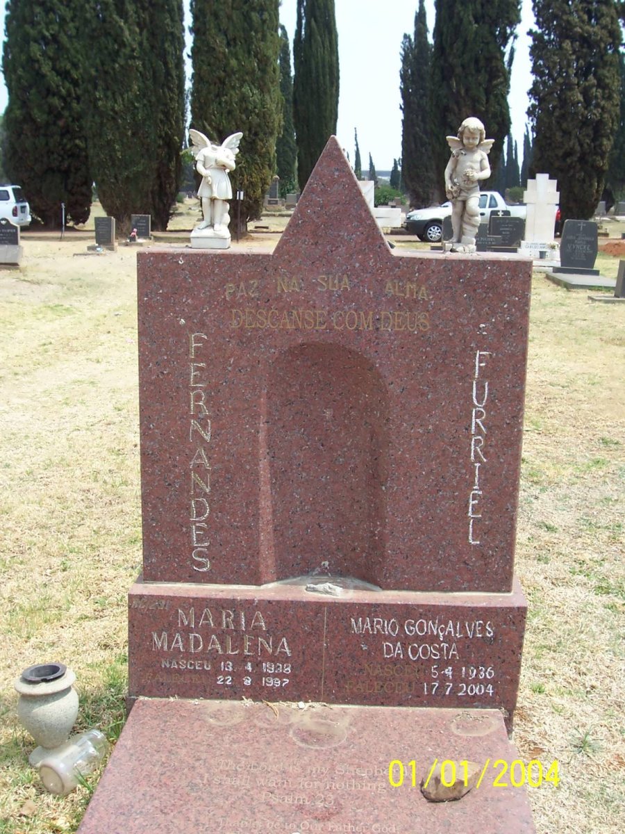 FURRIEL Mario Concalves da Costa 1936-2004 :: FERNANDES Maria Magdalena 1938-1997