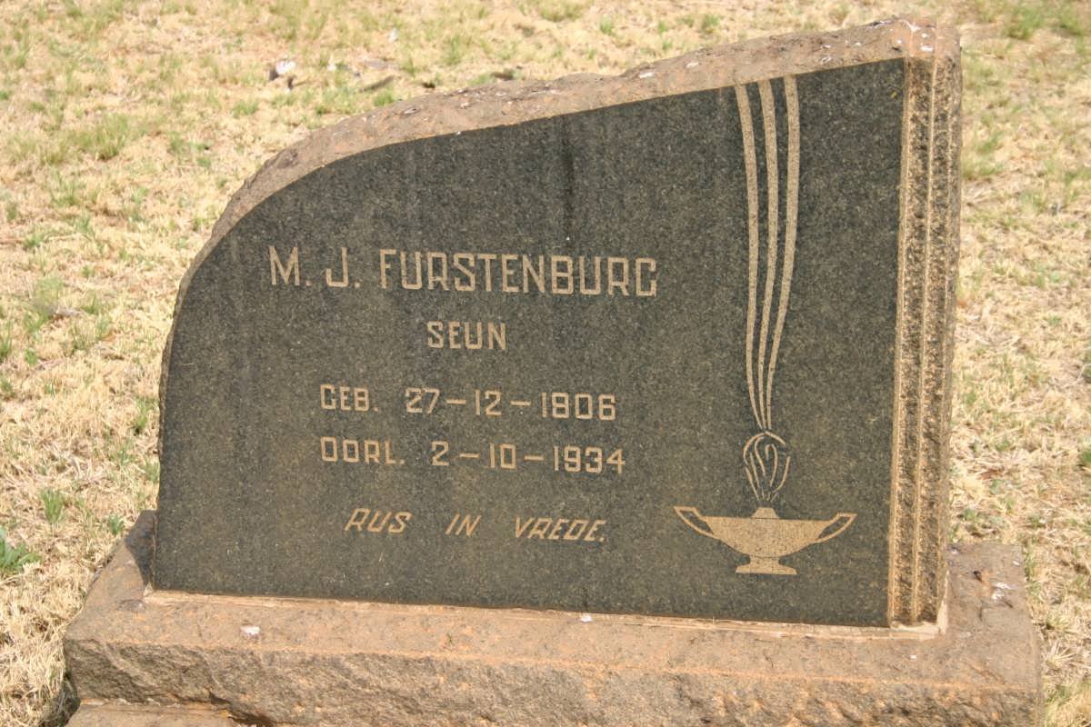 FURSTENBURG M.J. 1806-1934