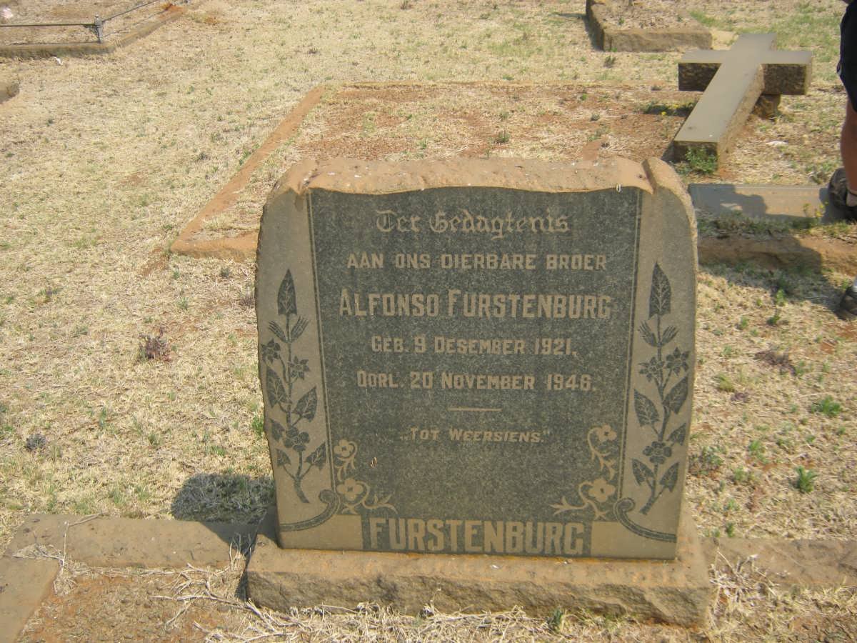 FURSTENBURG Alfonso 1921-1946