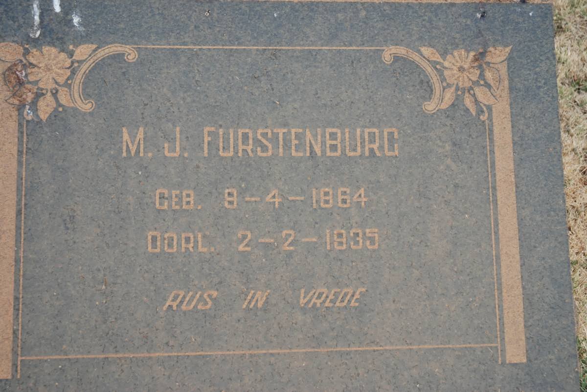 FURSTENBURG M.J. 1864-1935