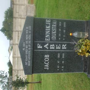 FABER Jacob 1925-2005 &amp; Ennikje DIJKSTRA 1918-2005