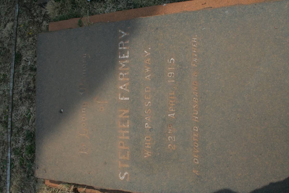 FARMERY Stephen -1915