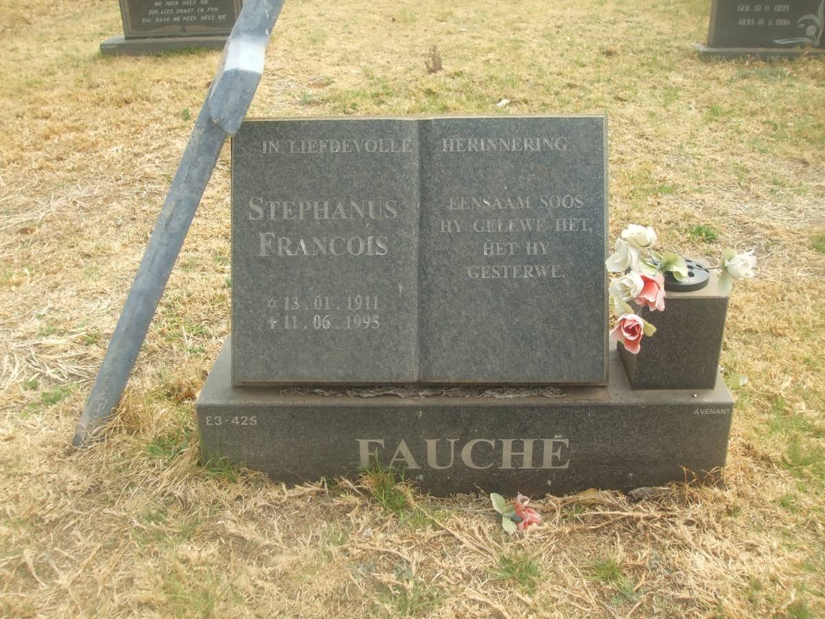 FAUCHÉ Stephanus Francois 1911-1995