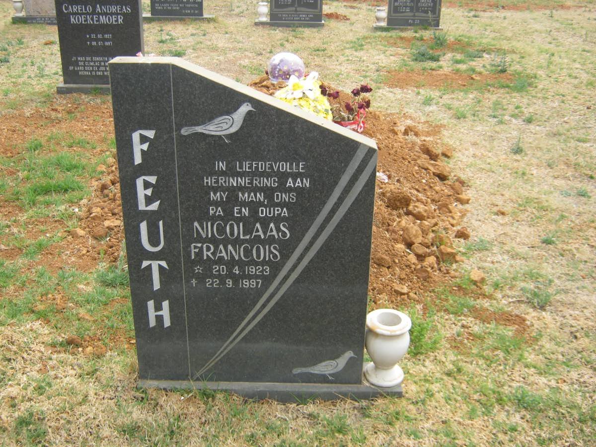 FEUTH Nicolaas Francios 1923-1997