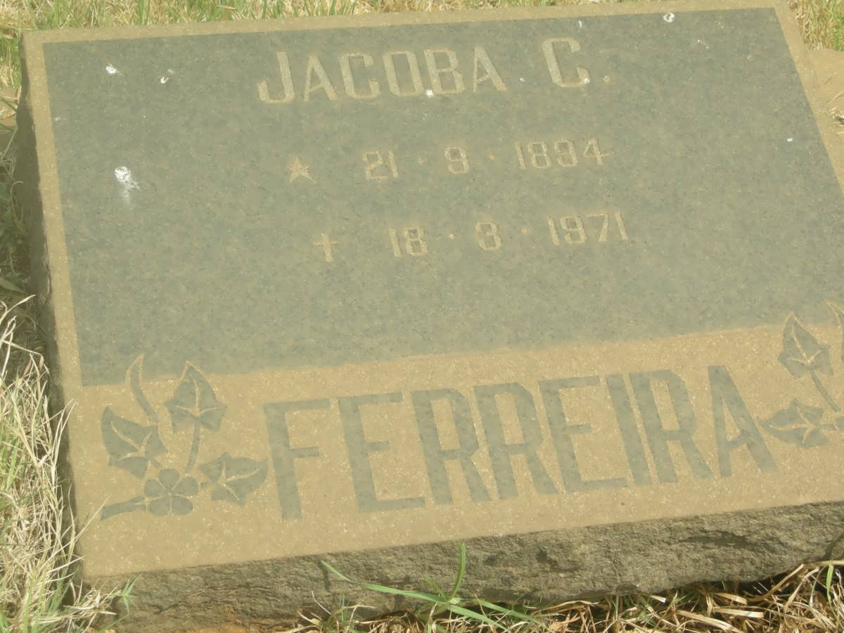 FERREIRA Jacoba C. 1894-1971