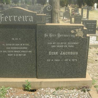 FERREIRA Dirk Jacobus 1904-1973