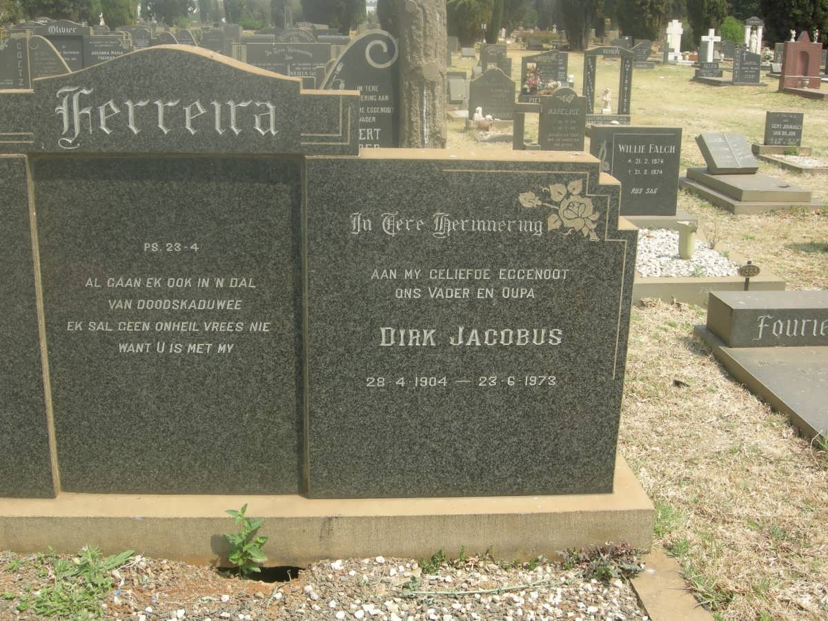 FERREIRA Dirk Jacobus 1904-1973