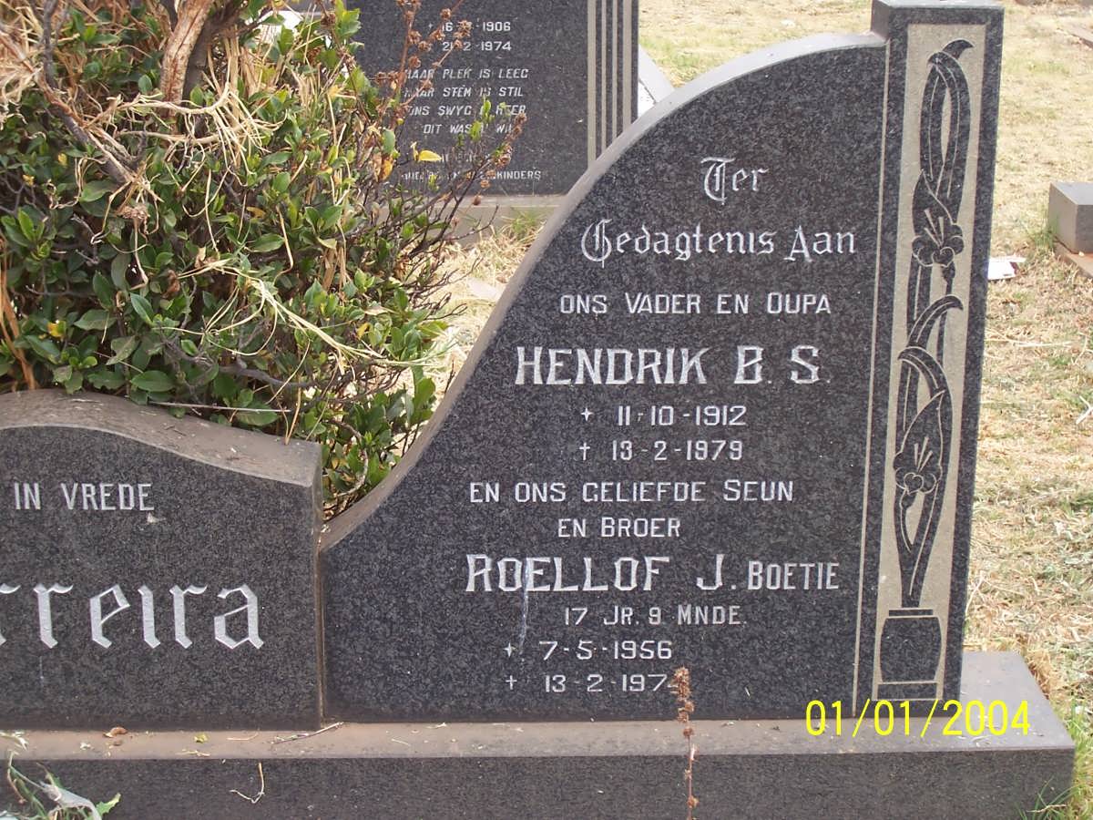 FERREIRA Hendrik B.S. 1912-1979 :: FERREIRA Roellof J. 1956-1974