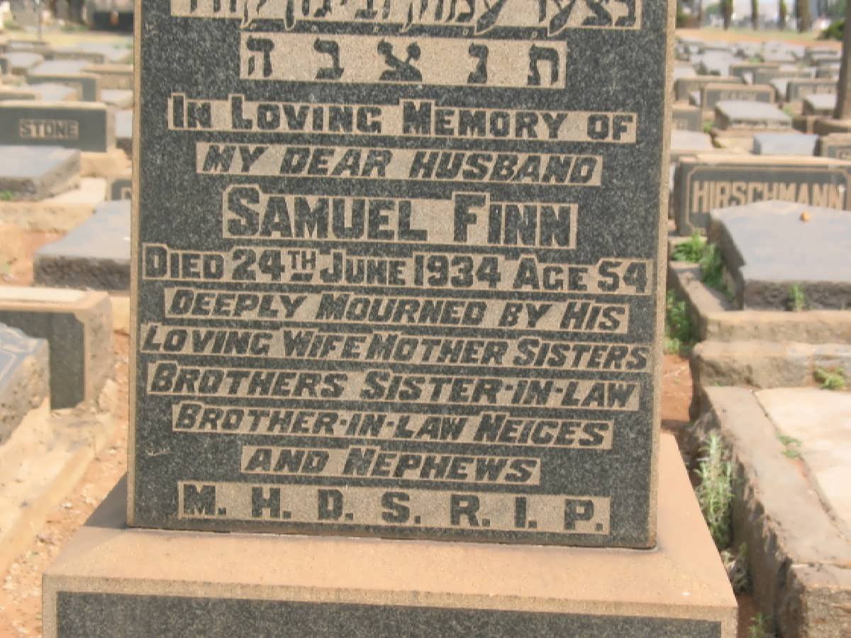 FINN Samuel -1934