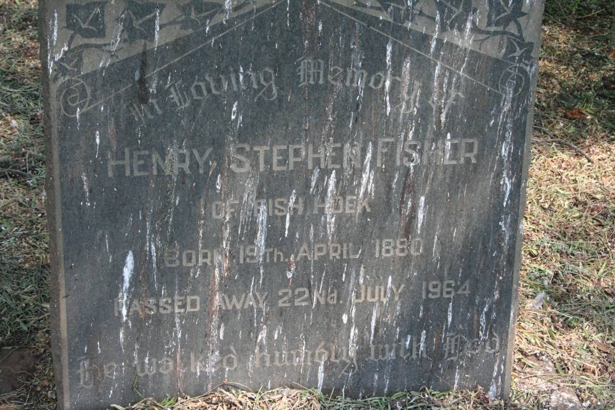 FISHER Henry Stephen 1880-1964