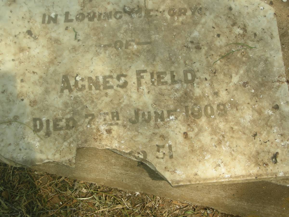 FIELD Agnes -1909