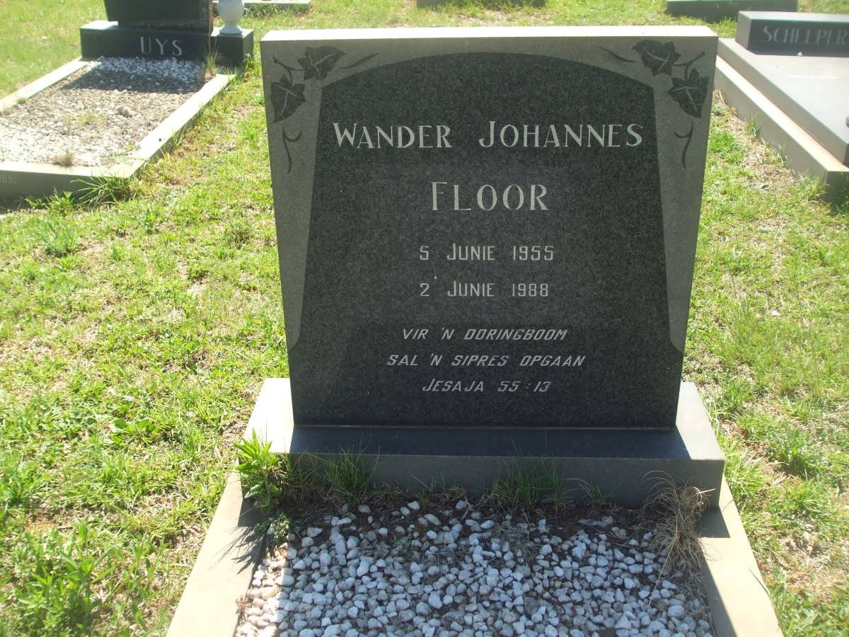 FLOOR Wander Johannes 1955-1988