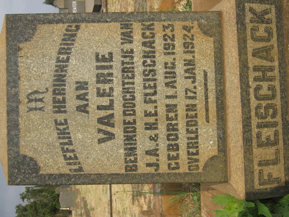 FLEISCHACK Valerie 1923-1924