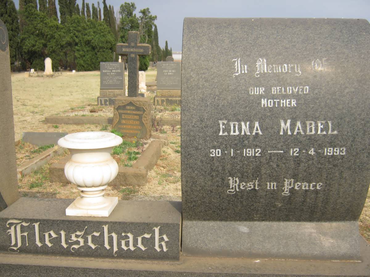 FLEISCHACK Edna Mabel 1912-1993