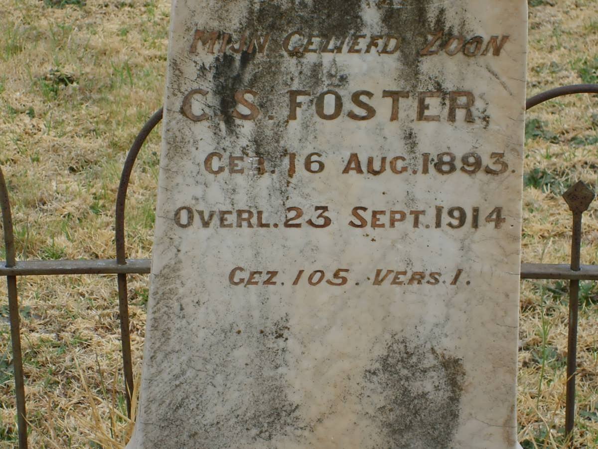 FOSTER C.S. 1893-1914