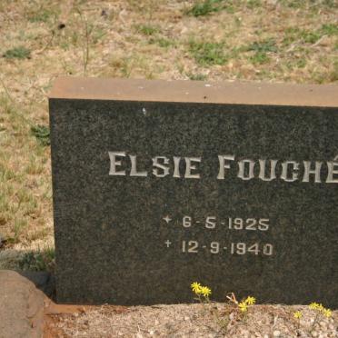 FOUCHÉ Elsie 1925-1940