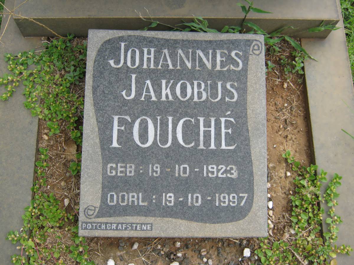FOUCHÉ Johannes Jakobus 1923-1997