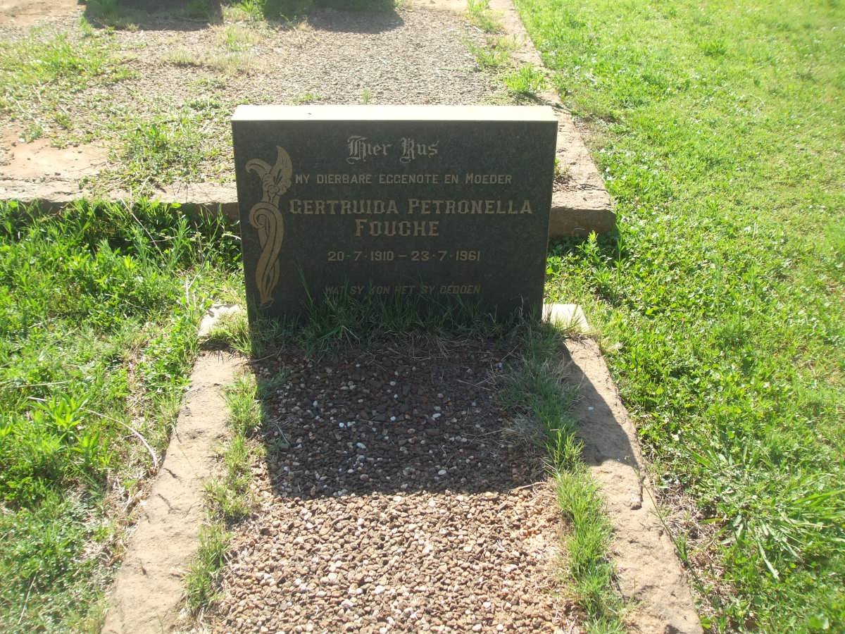 FOUCHE Gertruida Petronella 1910-1961