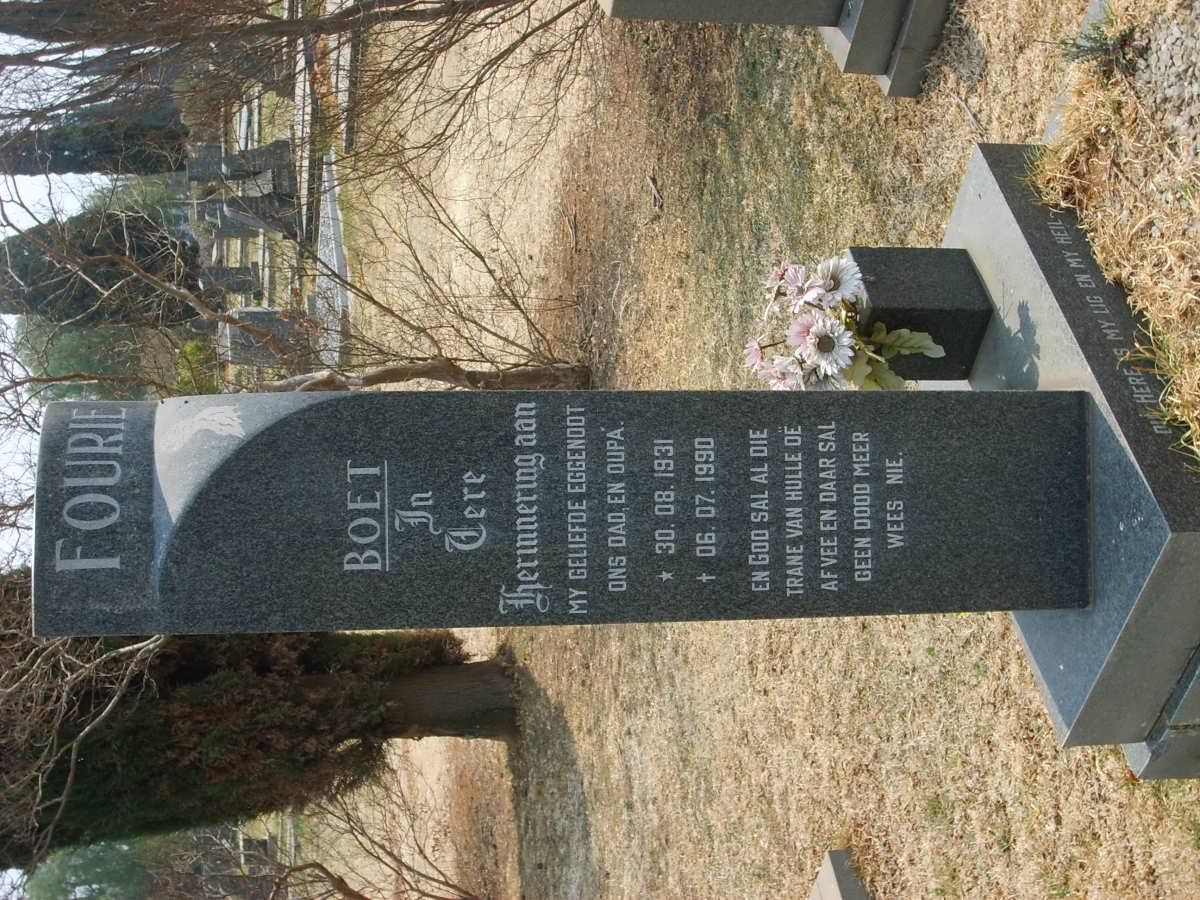 FOURIE Boet 1931-1990