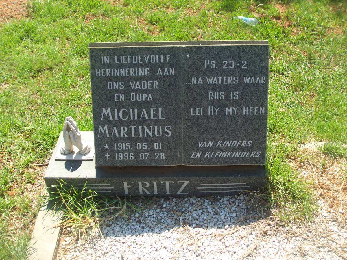 FRITZ Michael Martinus 1915-1996