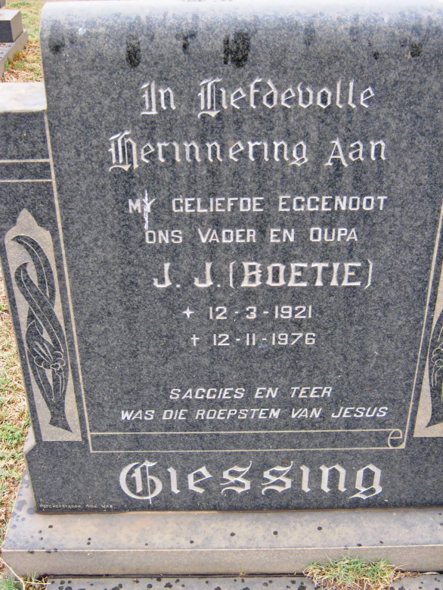 GIESSING J.J. 1921-1976
