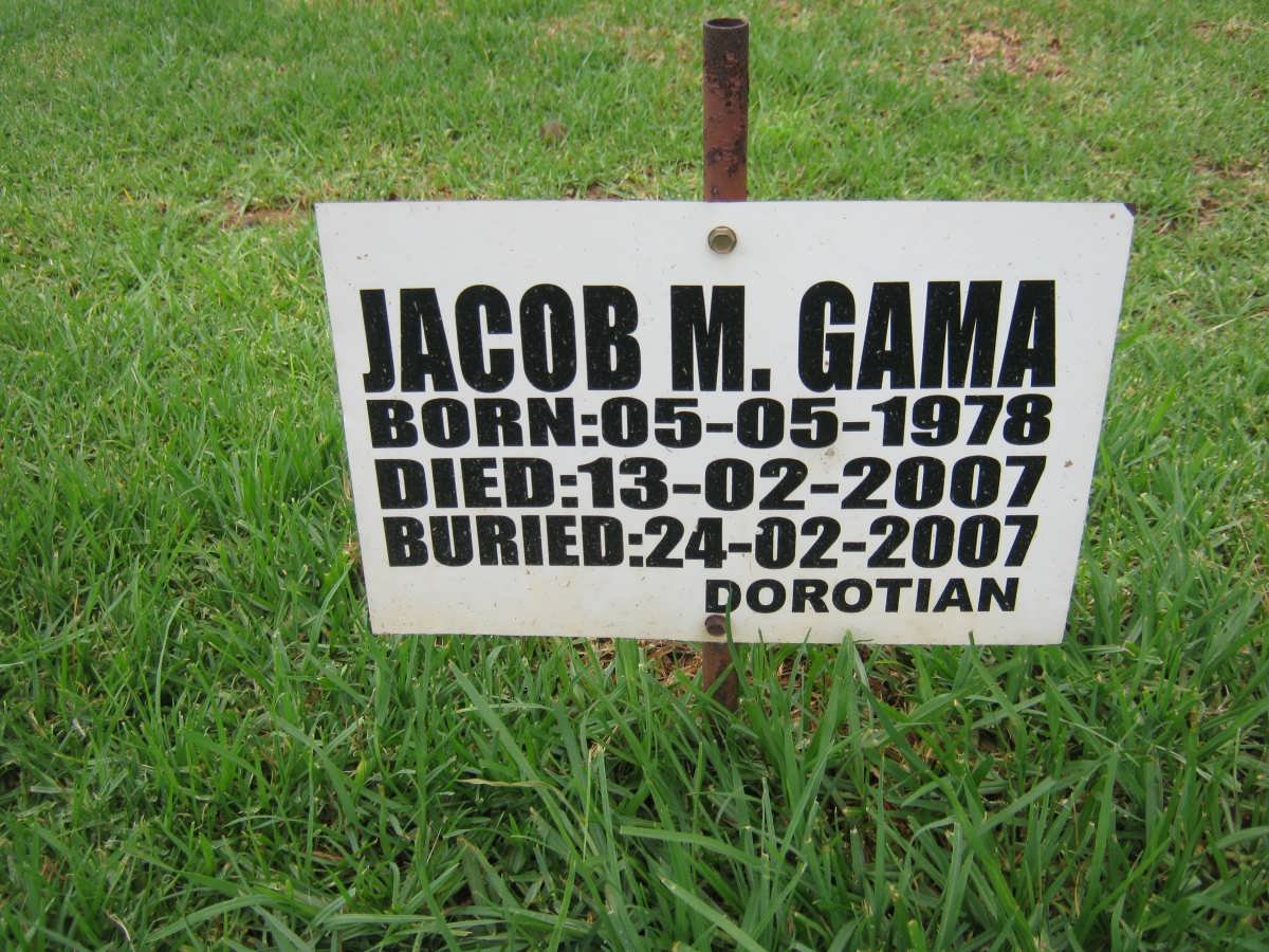 GAMA Jacob M. 1978-2007