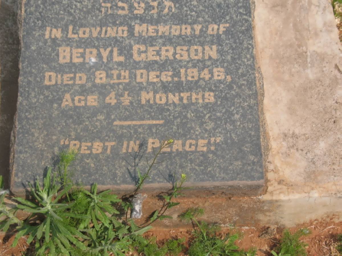 GERSON Beryl -1946 