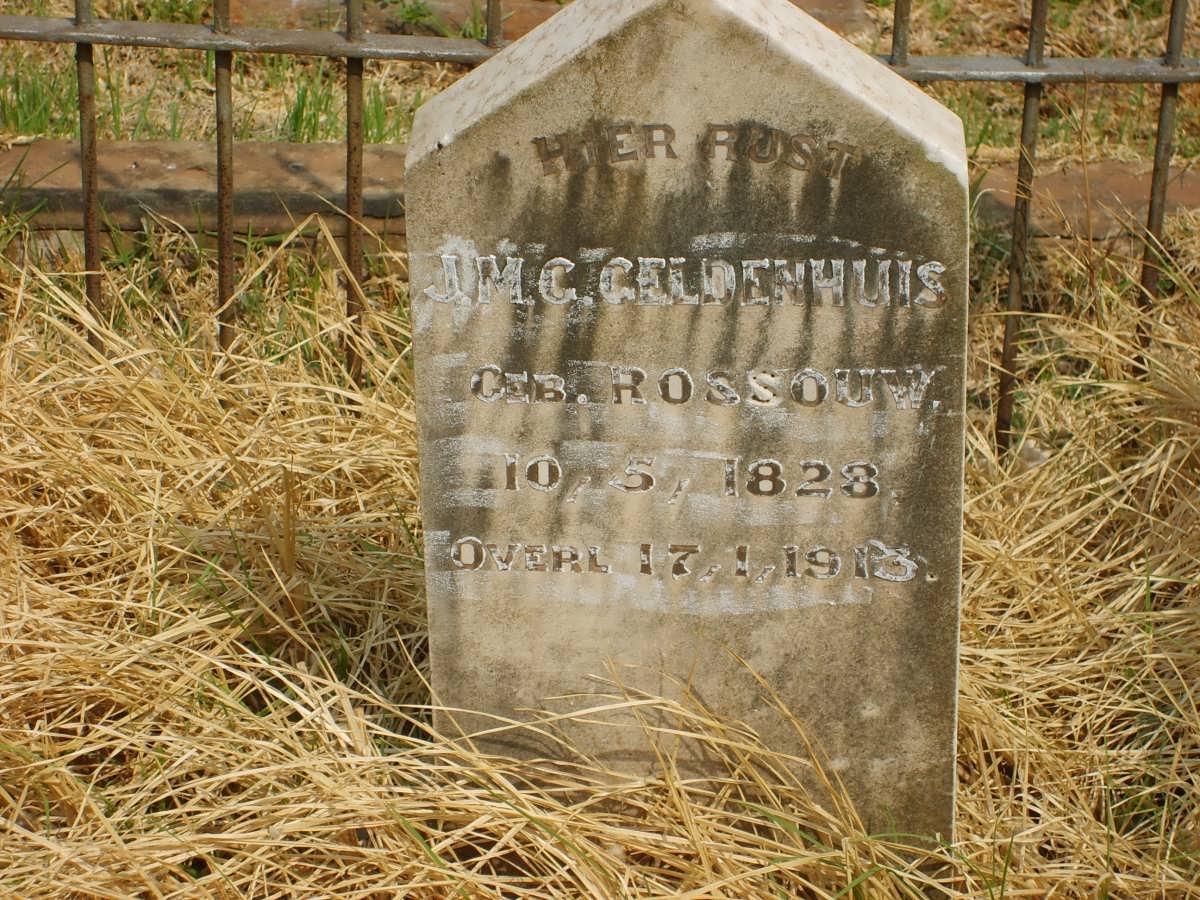 GELDENHUIS J.M.G. nee ROSSOUW 1828-1913