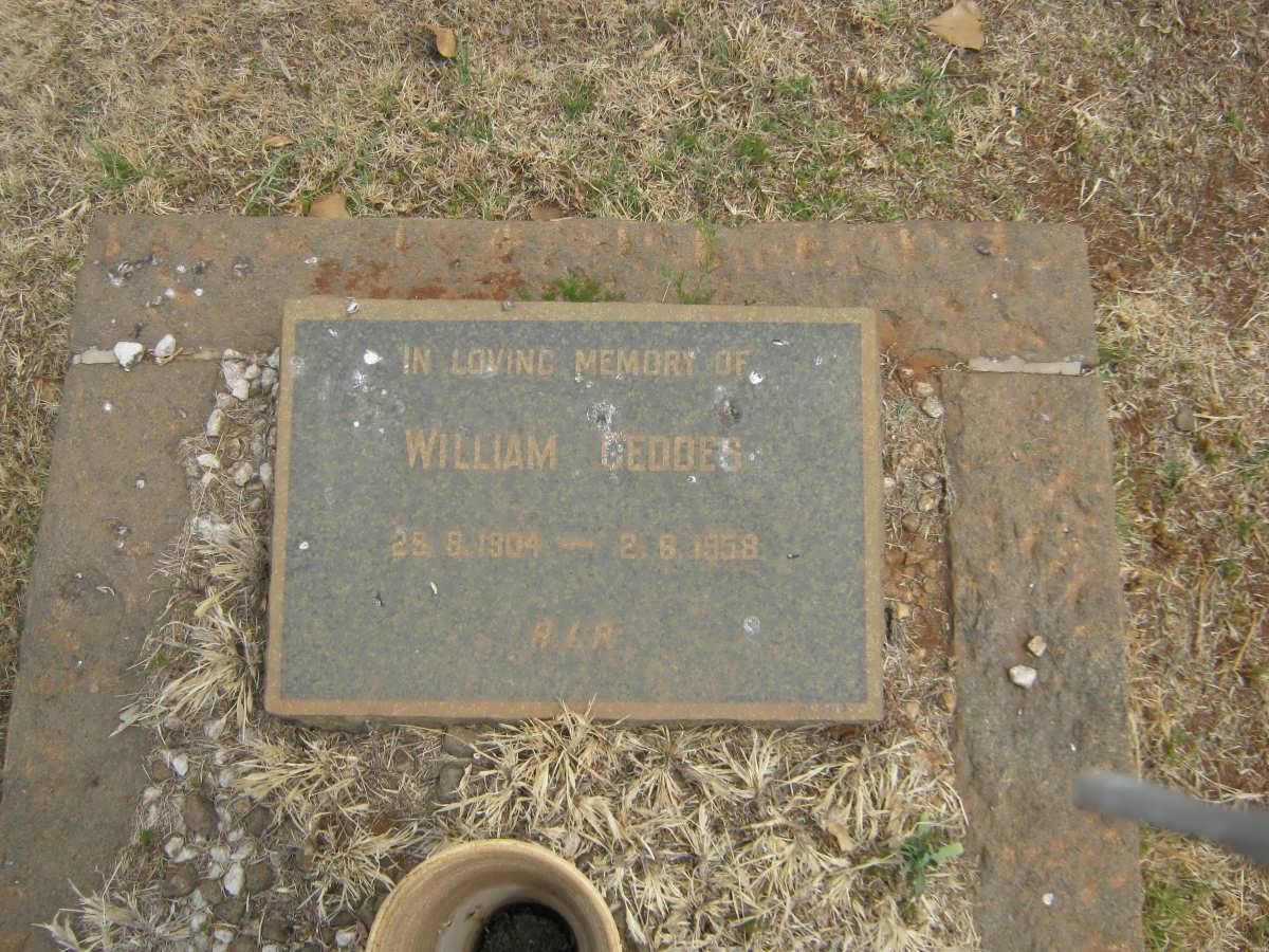 GEDDES William 1904-1958