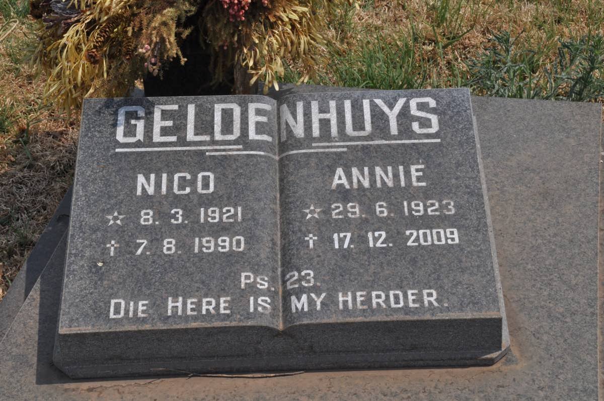GELDENHUYS Nico 1921-1990 &amp; Annie 1923-2009