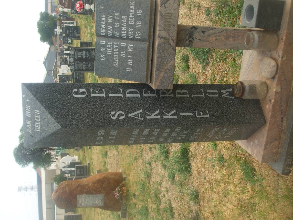 GELDERBLOM Feltus 1968-2001