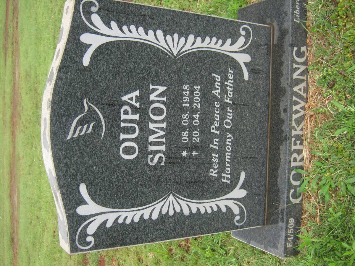 GOREKWANG Simon 1948-2004