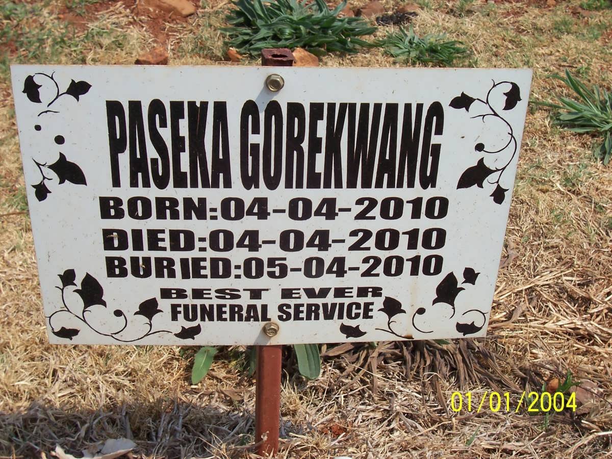 GOREKWANG Paseka 2010-2010